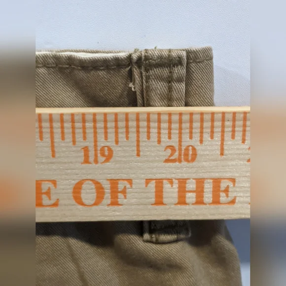 NWT OLD NAVY Men’s Lived In Straight Leg Flat Front Brown Shorts SZ *40 - Picture 11 of 11